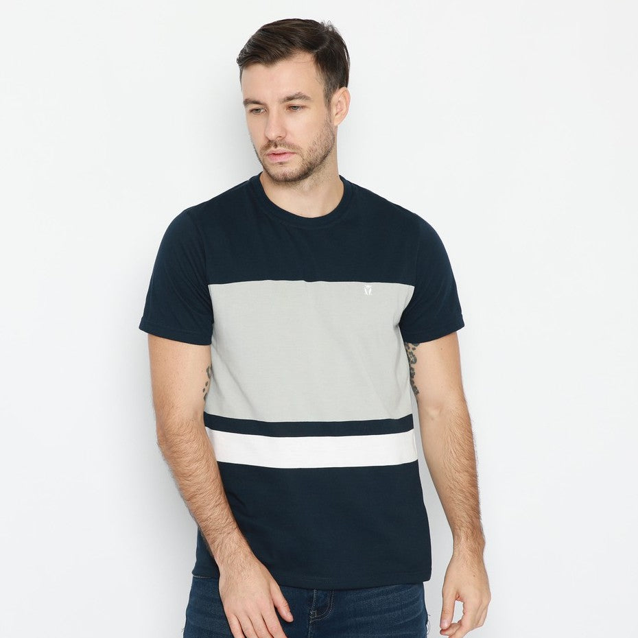 MATSUDA  T Shirt Pria Kaos Stripe Ichikawa