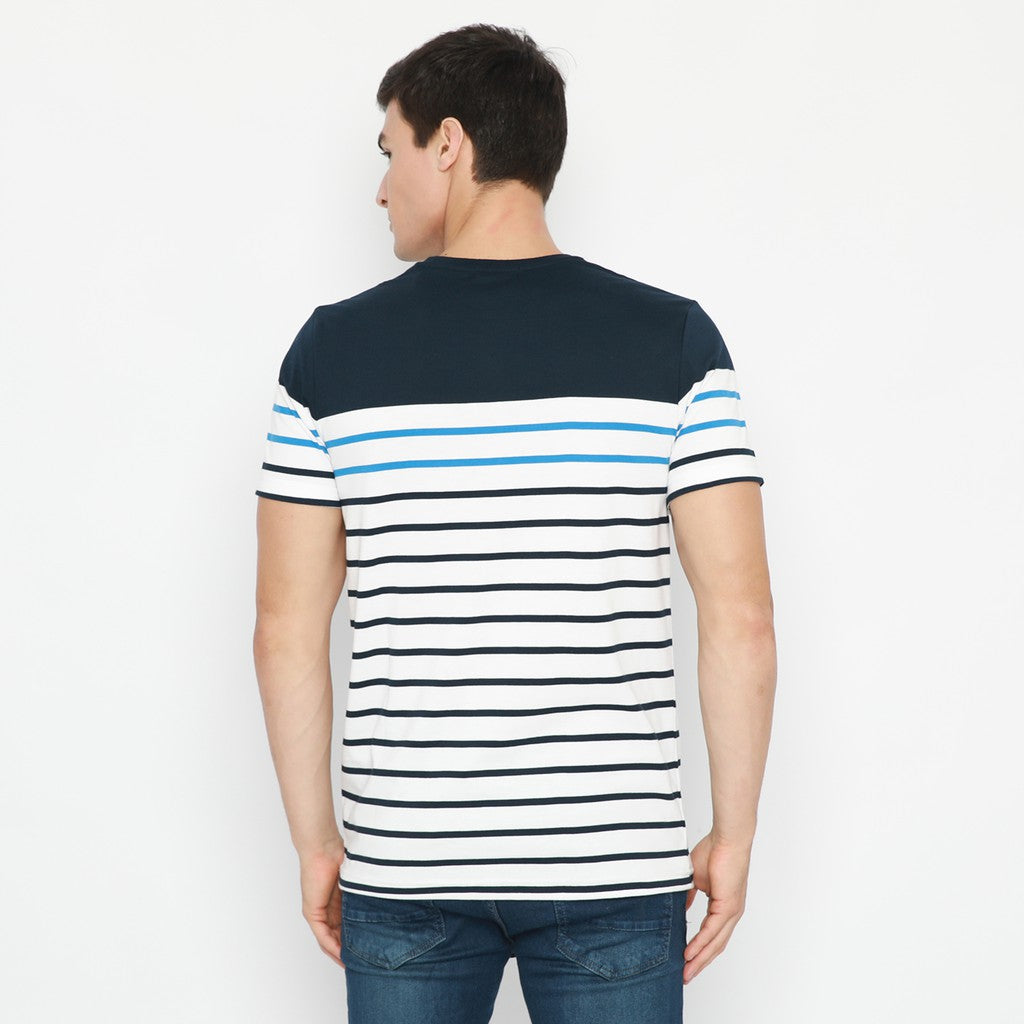 MATSUDA T Shirt Pria Kaos Stripe Hamada