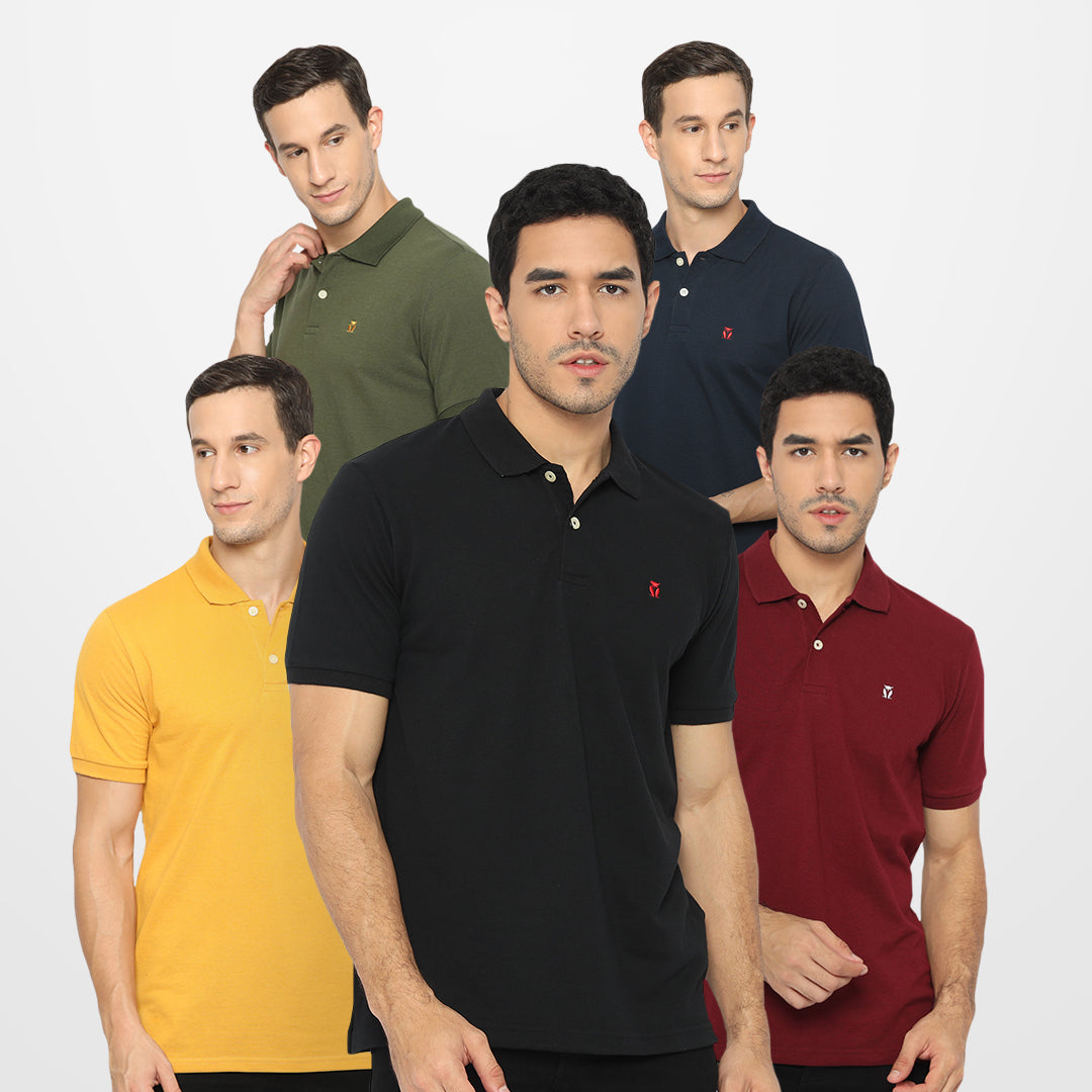 MATSUDA Kaos Polo Shirt Pria Kerah Kushima