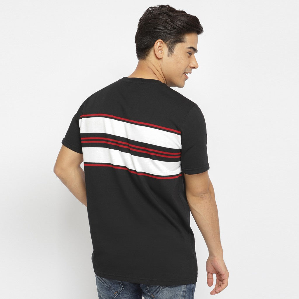 MATSUDA  T Shirt Pria Kaos Stripe Hokuto