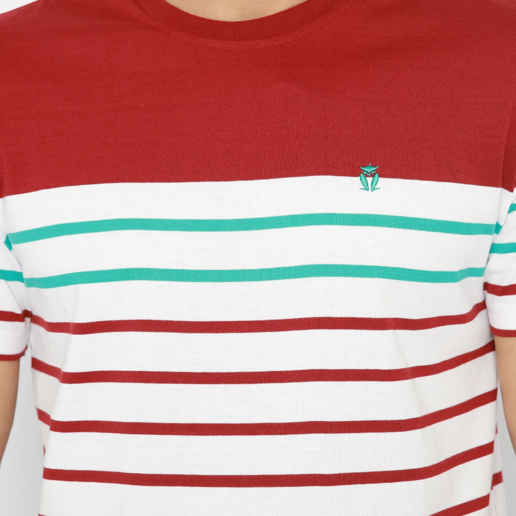 MATSUDA T Shirt Pria Kaos Stripe Hamada