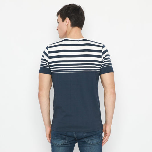 MATSUDA  T Shirt Pria Kaos Stripe Hakui