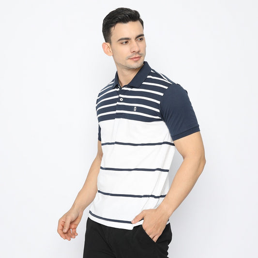 MATSUDA Kaos Polo Shirt Pria Katun Kerah Gose