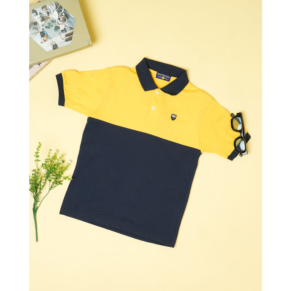 Matsuda baju kaos polo anak laki laki katun umur 2-12 Oscar