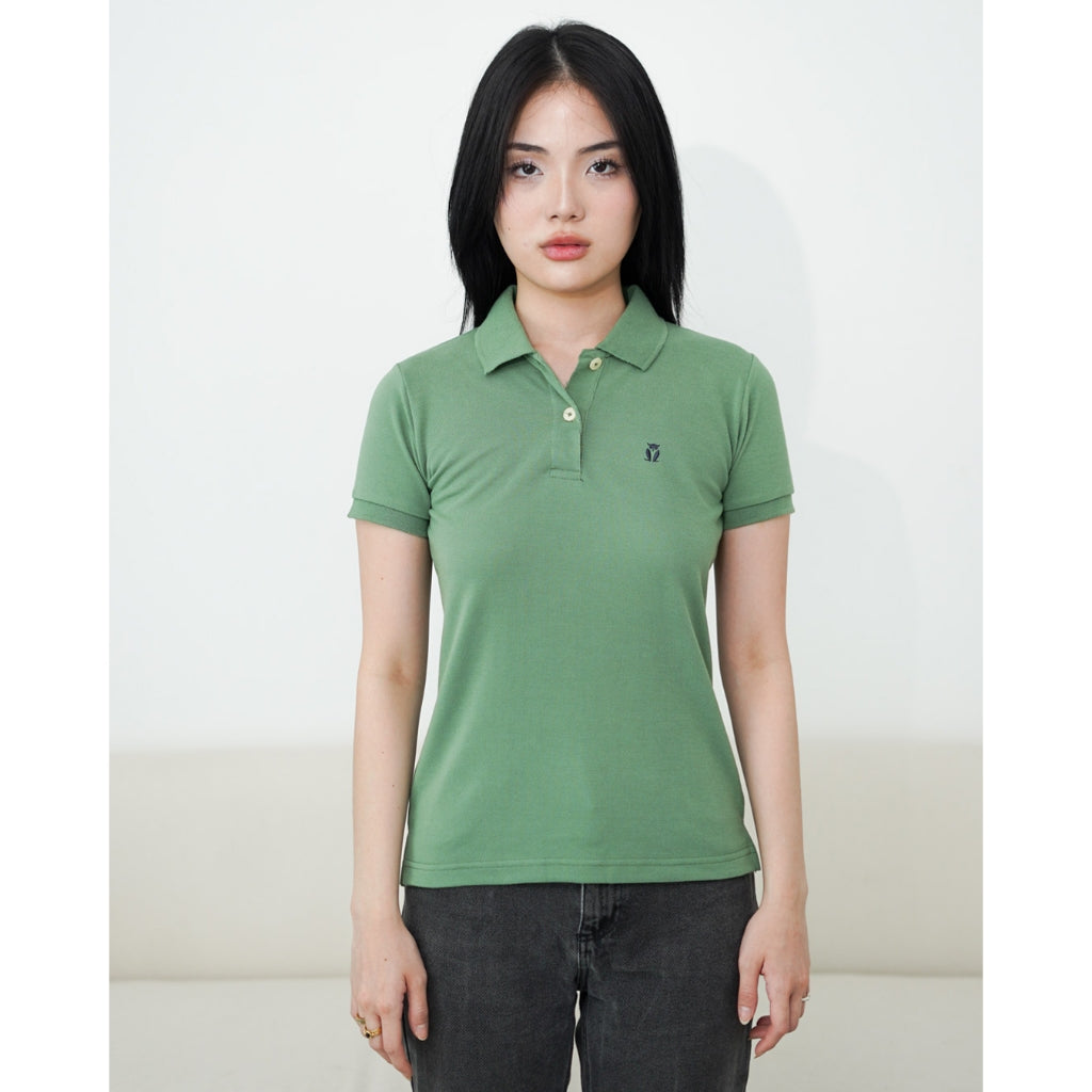 MATSUDA Kaos Polo Shirt Wanita Kerah Eve