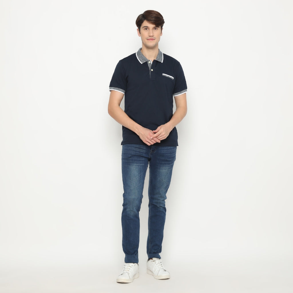 MATSUDA Kaos Polo Pria Katun Baju Cowok Kerah Numazu