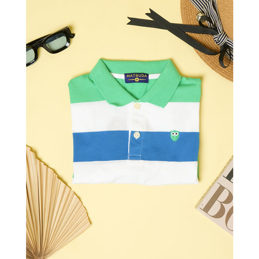Matsuda baju kaos polo anak laki laki katun umur 2-12 Luke