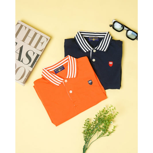 Matsuda baju kaos polo anak laki laki katun umur 2-12 Barney