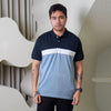 MATSUDA Kaos Polo Shirt Pria Kerah Liyama NAVY L BLUE