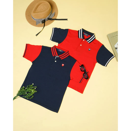 Matsuda baju kaos polo anak laki laki katun umur 2-12 Coco