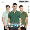 MATSUDA Kaos Polo Shirt Pria Kerah Aioi Seri Warna Hijau