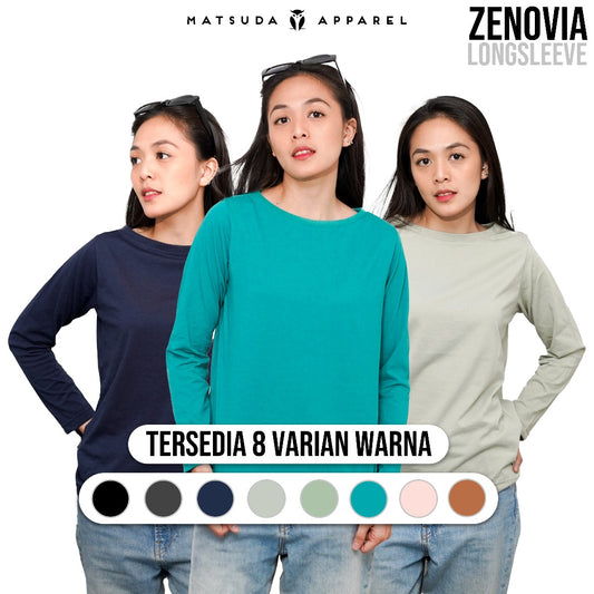 MATSUDA Kaos Wanita T Shirt Katun Zenovia