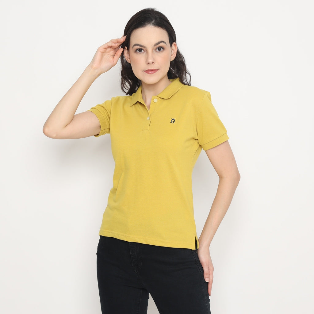 MATSUDA Kaos Polo Shirt Wanita Kerah Eve