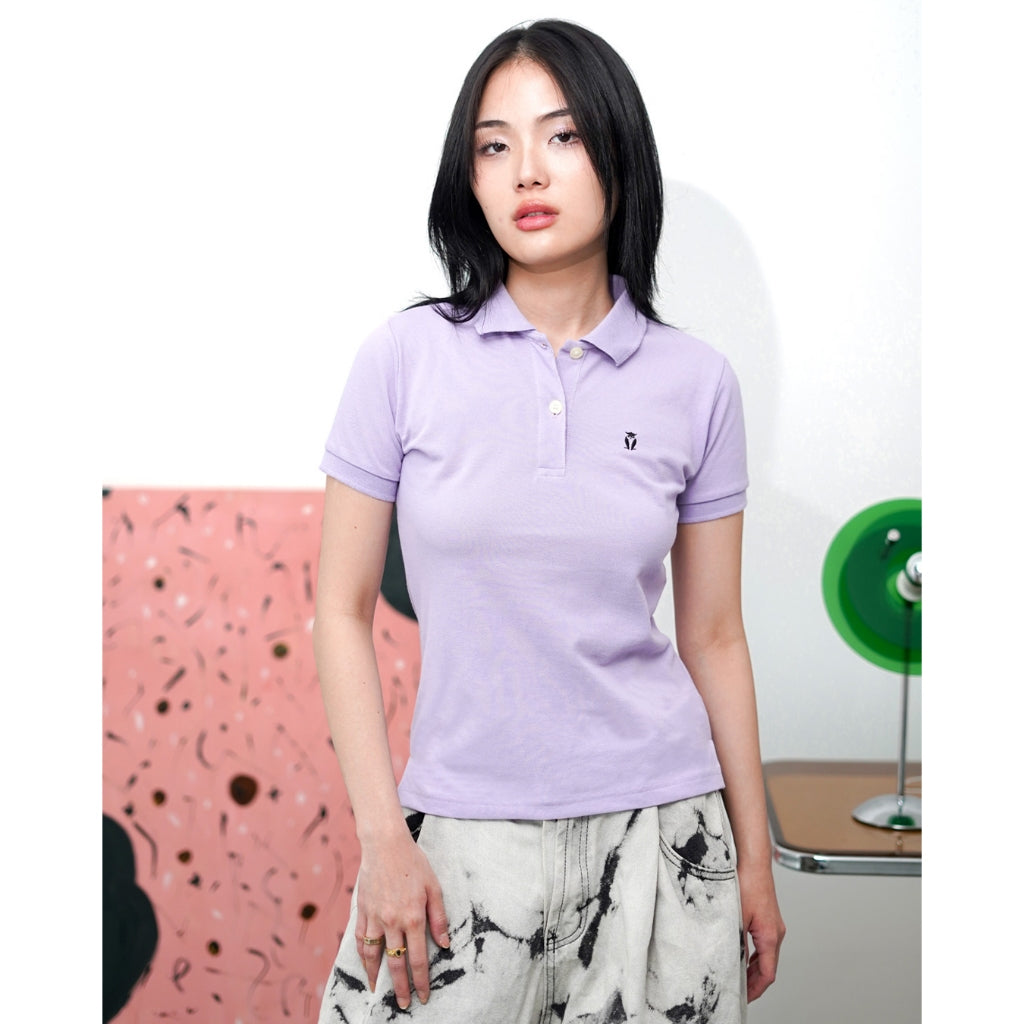 MATSUDA Kaos Polo Shirt Wanita Kerah Eve