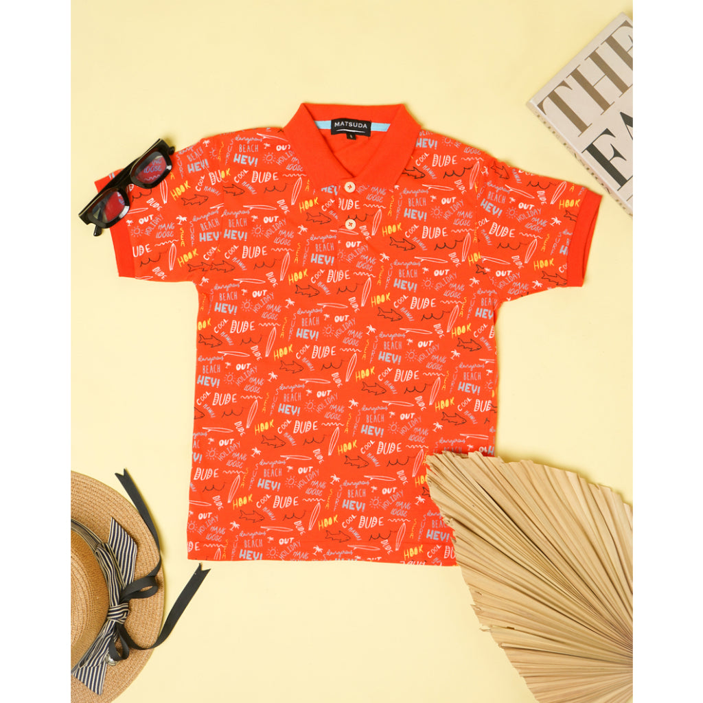 Matsuda baju kaos polo anak laki laki katun umur 2-12 Teddy