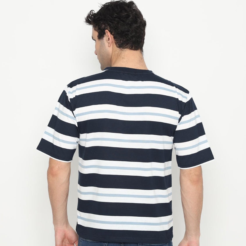 MATSUDA Kaos Oversize 20s Stripe T shirt Katun Kinokawa