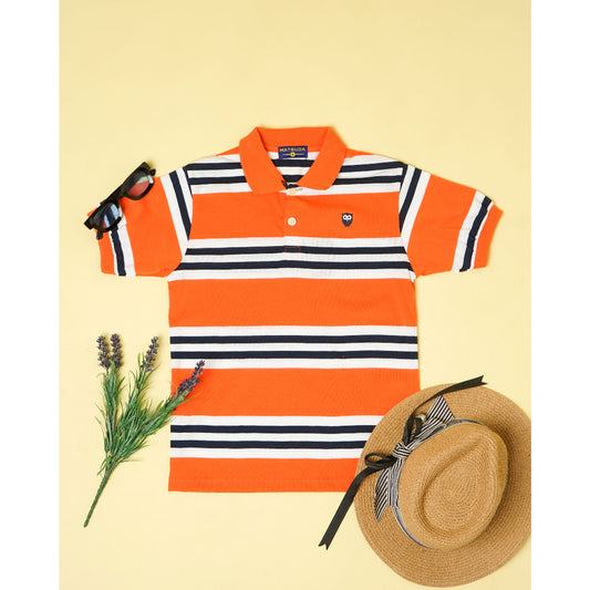 Matsuda baju kaos polo anak laki laki katun umur 2-12 Barry