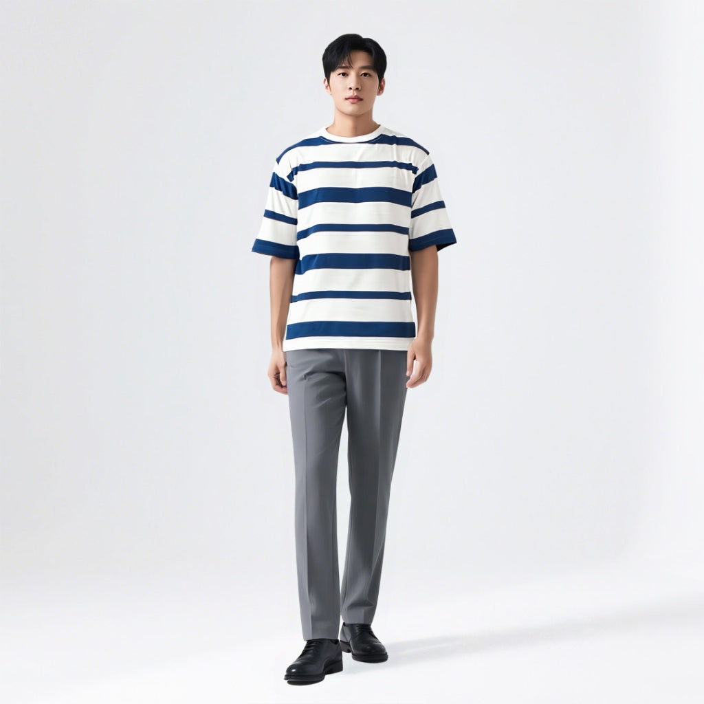 MATSUDA Kaos Oversize Stripe T shirt  Narashino