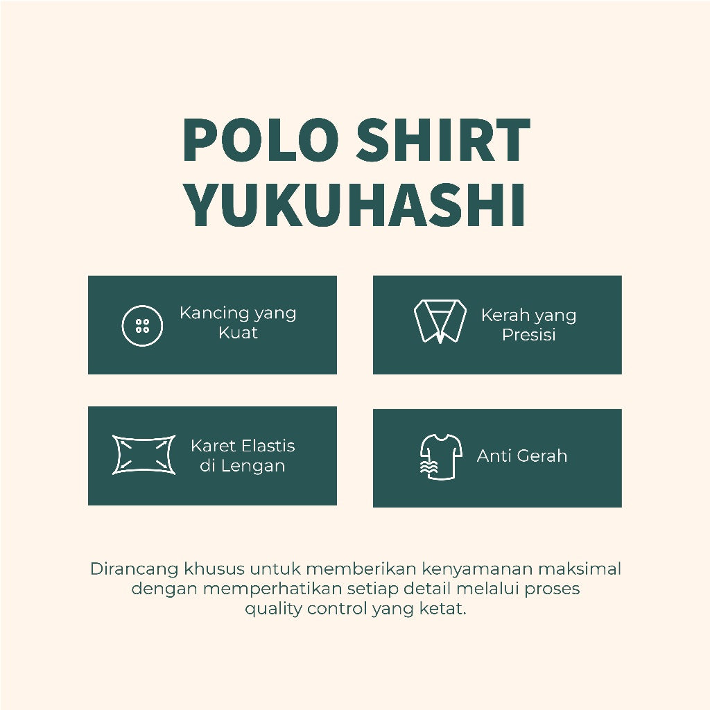 MATSUDA Baju Kaos Polo Shirt Dewasa Stripe Pria Kerah Katun Yukuhashi Navy