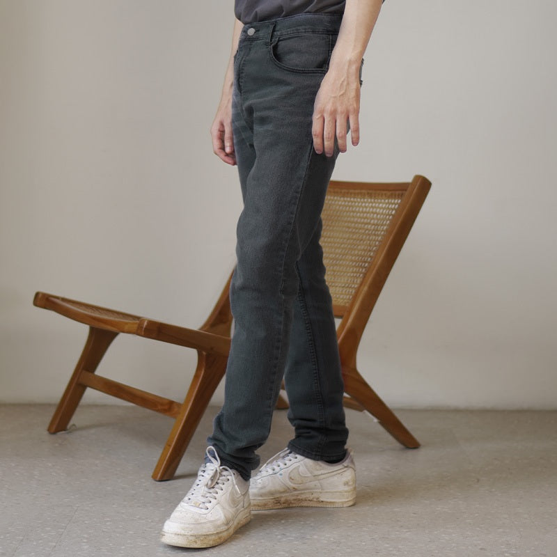 Matsuda Celana Panjang Pria jeans Denim Slimfit Maeda Grey