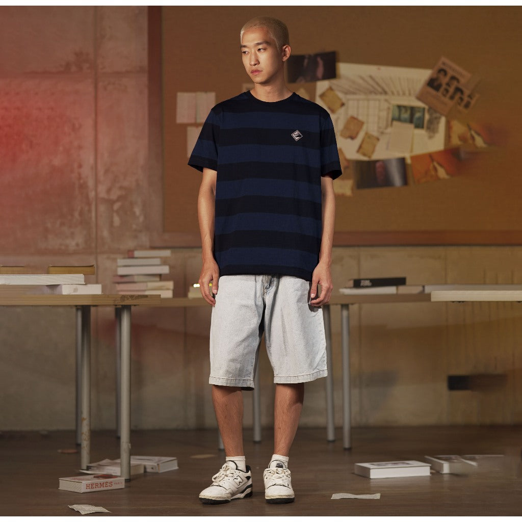 JUJUTSU KAISEN | MATSUDA T Shirt Pria Megumi Navy