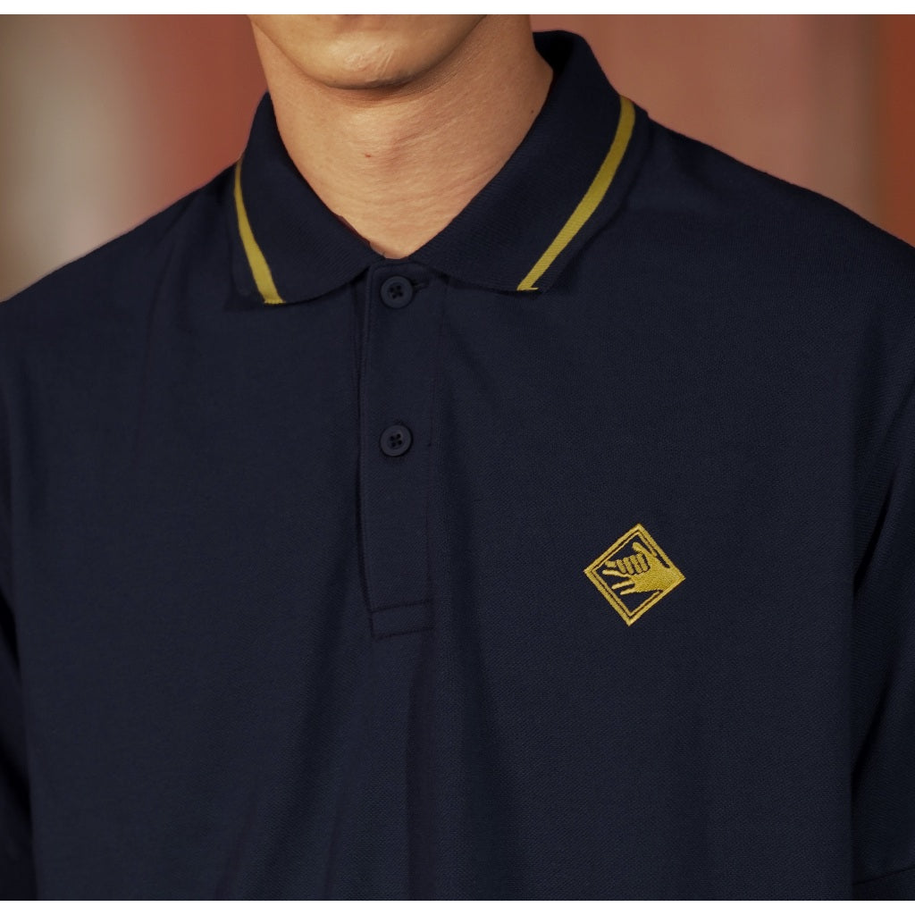 JUJUTSU KAISEN | MATSUDA Polo Shirt Pria Fushiguro Navy