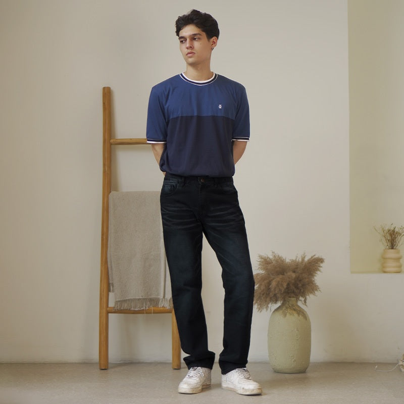 Matsuda Celana Panjang Pria jeans Denim Reguler fit Ogawa Black