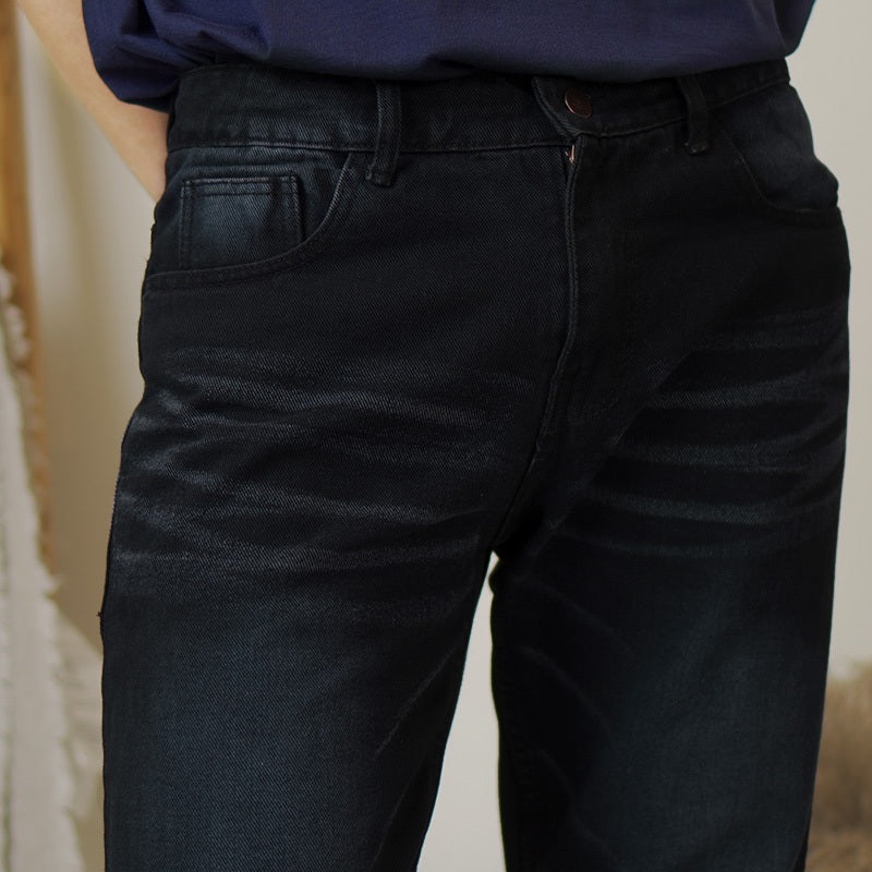 Matsuda Celana Panjang Pria jeans Denim Reguler fit Ogawa Black