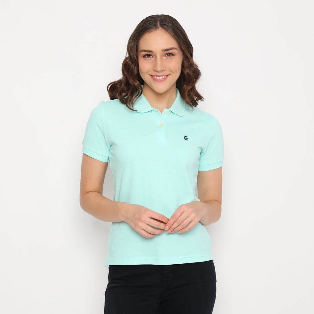 MATSUDA Kaos Polo Shirt Wanita Kerah Eve