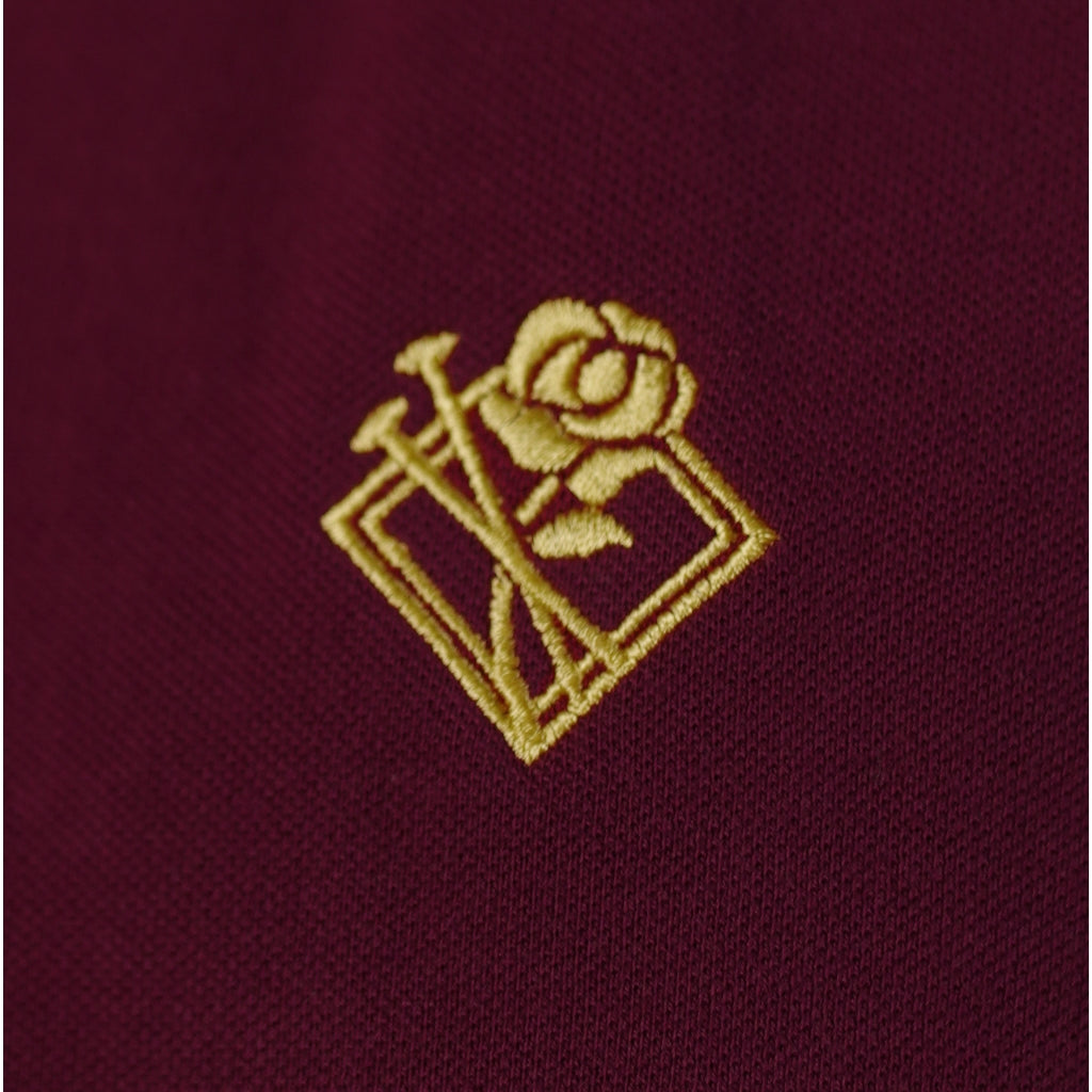 JUJUTSU KAISEN | MATSUDA Polo Shirt Pria Kugisaki Burgundy