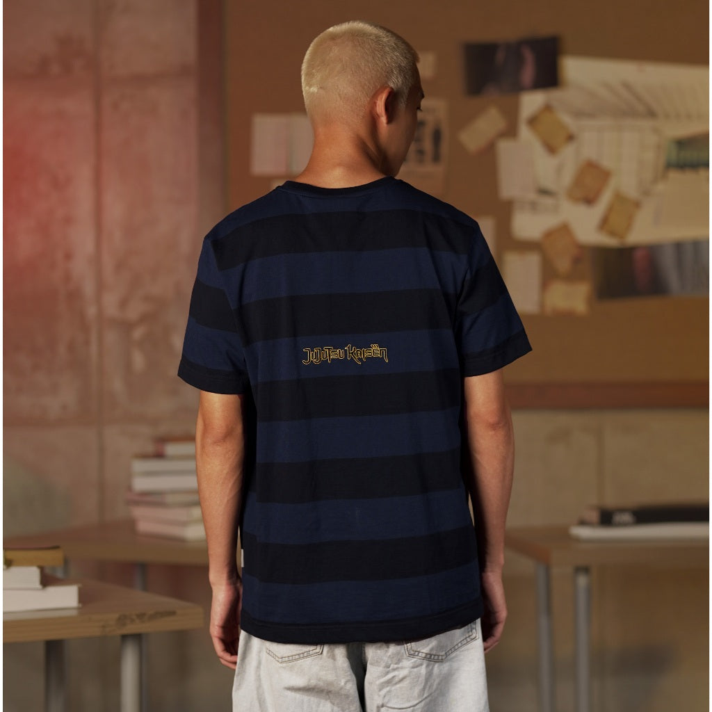 JUJUTSU KAISEN | MATSUDA T Shirt Pria Megumi Navy