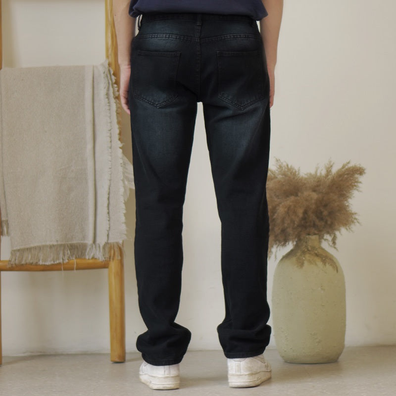 Matsuda Celana Panjang Pria jeans Denim Reguler fit Ogawa Black