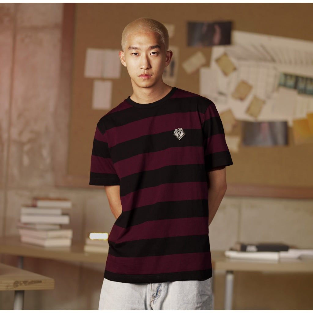 JUJUTSU KAISEN | MATSUDA T Shirt Pria Nobara Burgundy