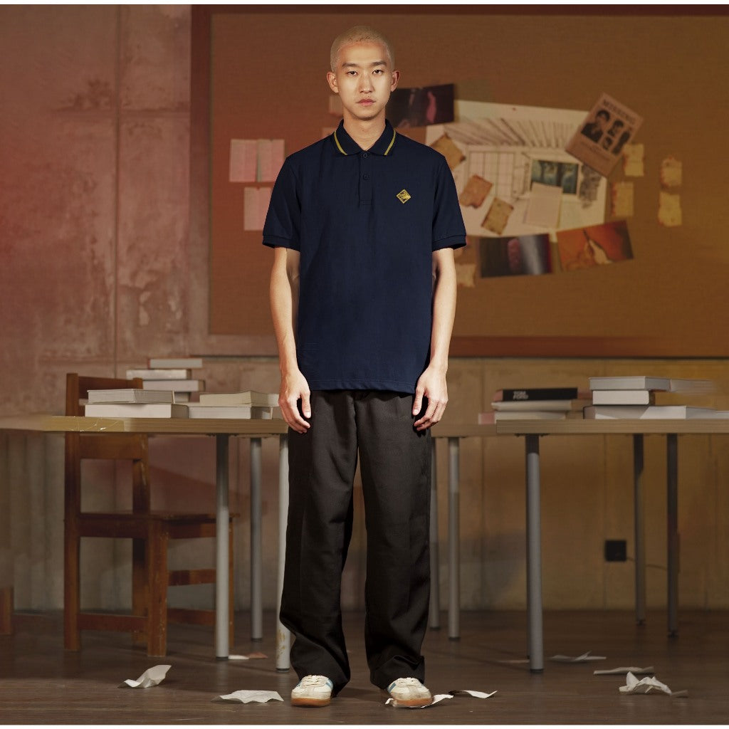 JUJUTSU KAISEN | MATSUDA Polo Shirt Pria Fushiguro Navy