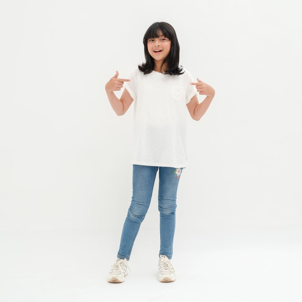 Matsuda baju kaos anak perempuan katun umur 4-16 Bella