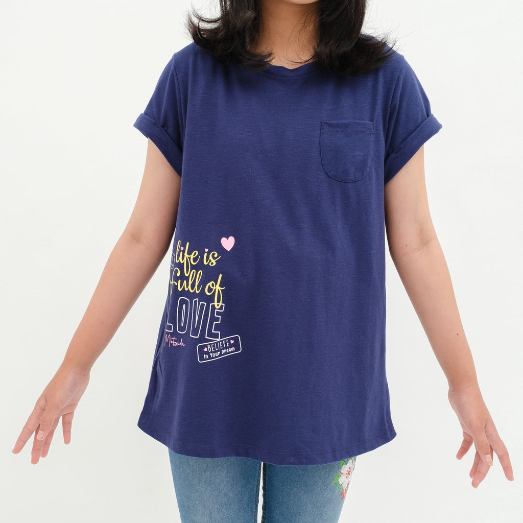 Matsuda baju kaos anak perempuan katun umur 4-16 Penelope