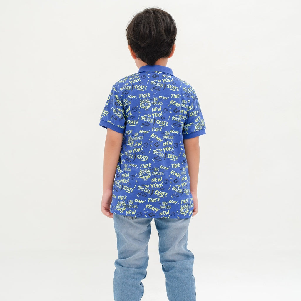 Matsuda baju kaos polo anak laki laki katun umur 2-12 Danny