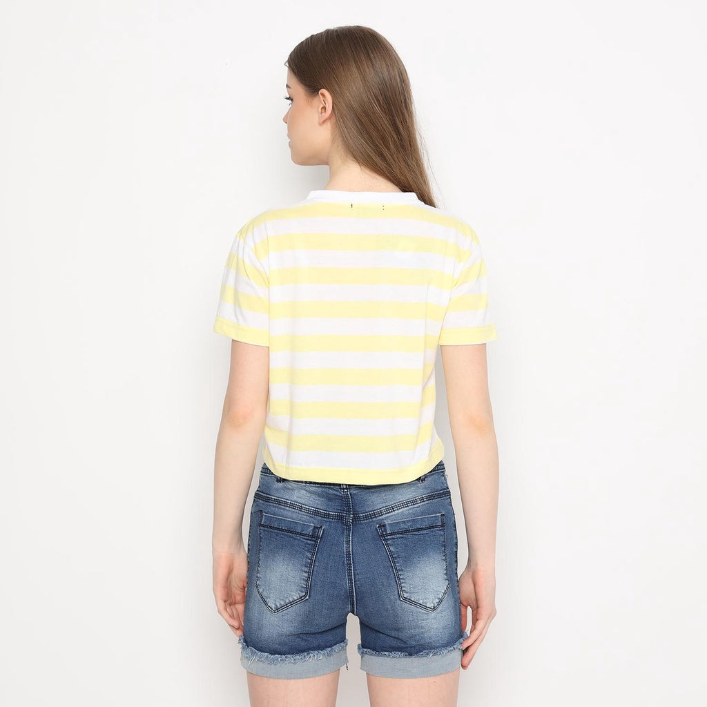 Matsuda Kaos Crop top katun Orion