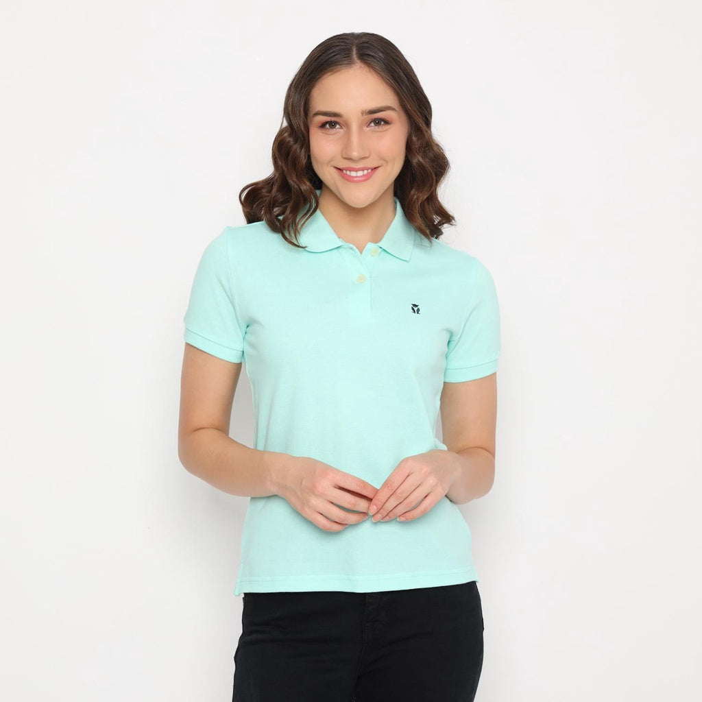 MATSUDA Kaos Polo Shirt Wanita Kerah Eve