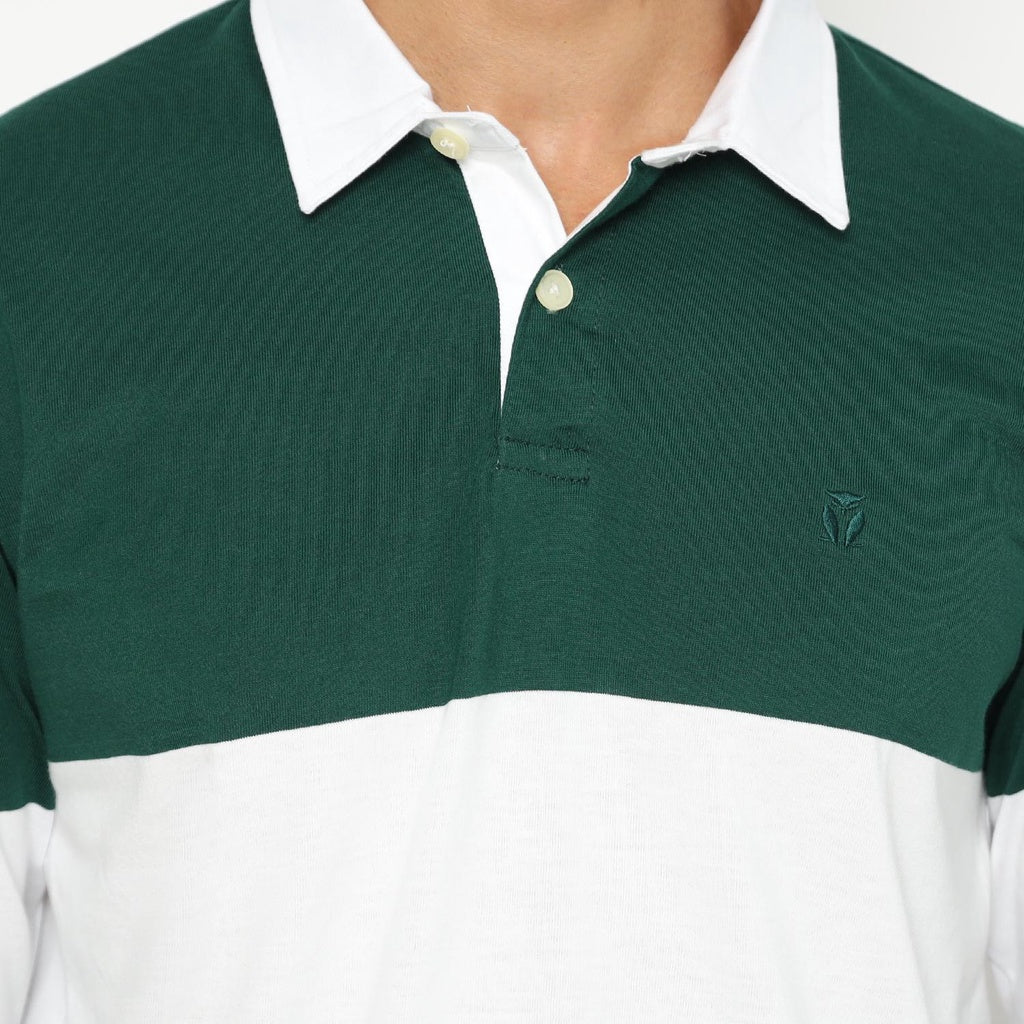 Matsuda Kaos Rugby Polo Shirt Pria Lengan Panjang Nago