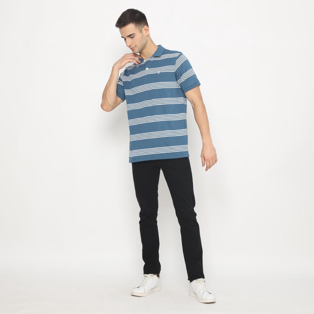 MATSUDA Kaos Polo Shirt Katun Pria Kerah Kakuda