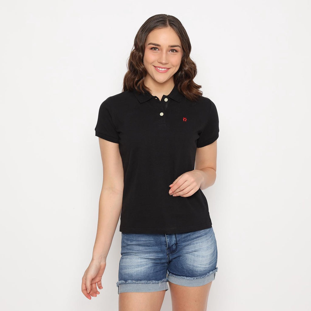 MATSUDA Kaos Polo Shirt Wanita Kerah Eve