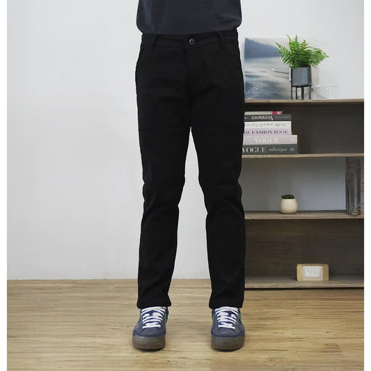 Matsuda Celana Panjang Chino Pria Saka Black