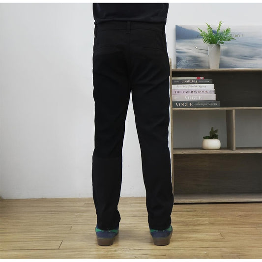 Matsuda Celana Panjang Chino Pria Saka Black