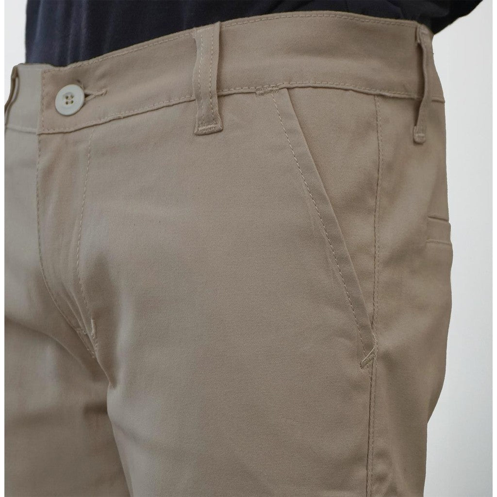 Matsuda Celana Panjang Chino Pria Saka Stone