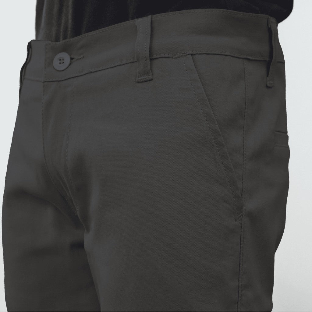 Matsuda Celana Panjang Chino Pria Saka Dark Grey