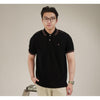 MATSUDA Baju Kaos Polo Shirt Dewasa Pria Kerah Katun Shiogama Black