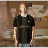 JUJUTSU KAISEN | MATSUDA Polo Shirt Striped Pria Kossen Black-olive