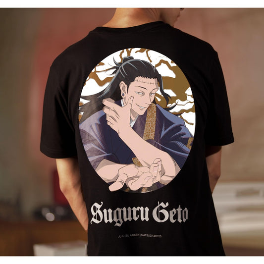 JUJUTSU KAISEN | MATSUDA T-shirt Pria Geto Black