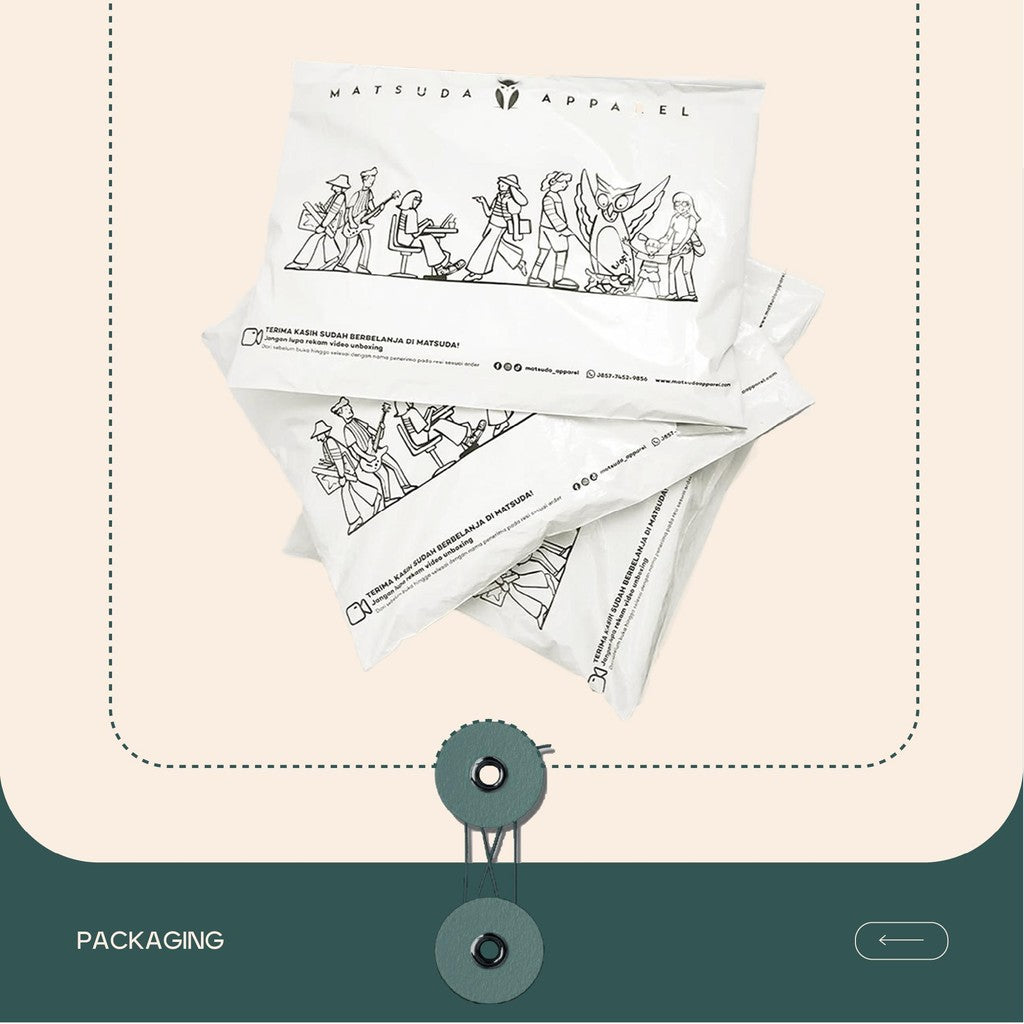 MATSUDA Kaos Pria Oversize Zentsuji Black